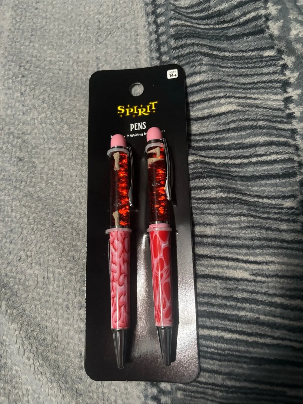 Spirit Pink and Red Decorative Gel Pens - 2 Pack
